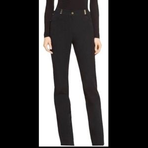 ST JOHN Sport Black Straight Leg Jeans